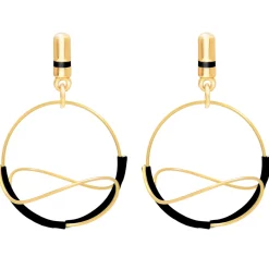 Tomfoolery Globe Wave Drop Earrings Clearance