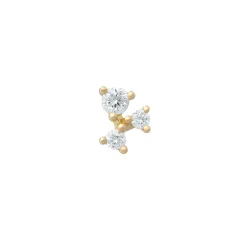 Tomfoolery Gold & Diamond Scatter Trio Studs Outlet