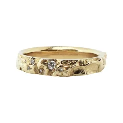 Tomfoolery Gold & Diamond Subtle Oak Band New