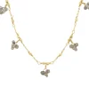 Tomfoolery Gold & Labradorite Drops Beaded Necklace Online