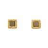 Tomfoolery Gold & Rough Diamond Square Studs Online