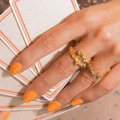 Tomfoolery Gold Adagio Spin Ring Outlet