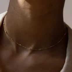 Tomfoolery Gold Beaded Necklace Clearance