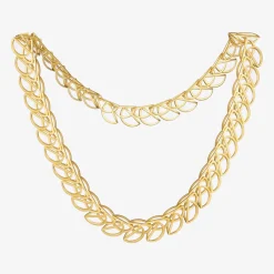 Tomfoolery Gold Carla Statement Necklace Clearance
