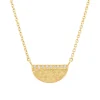 Tomfoolery Gold Catkin Half Moon Necklace Online