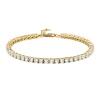 Tomfoolery Gold Classic Tennis Bracelet Discount