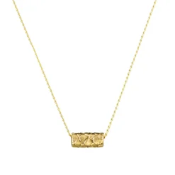 Tomfoolery Gold Contemplation Bead Necklace Clearance