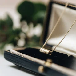 Tomfoolery Gold Contemplation Bead Necklace Clearance