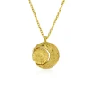 Tomfoolery Gold Crescent Moon & Sun Necklace Discount