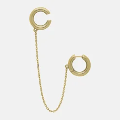 Tomfoolery Gold Cuff Chain Set Online
