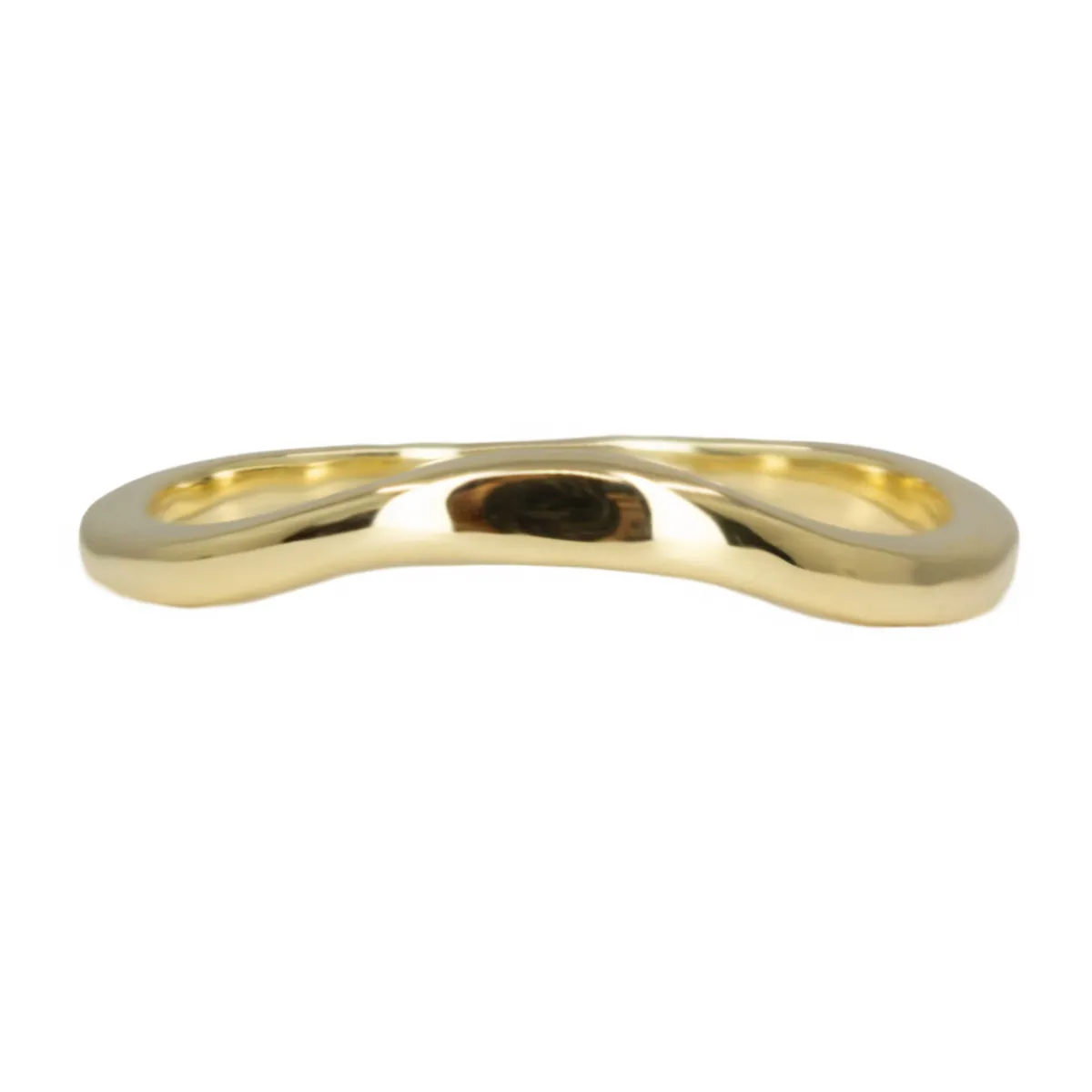 Tomfoolery Gold Curved Arc Band Outlet