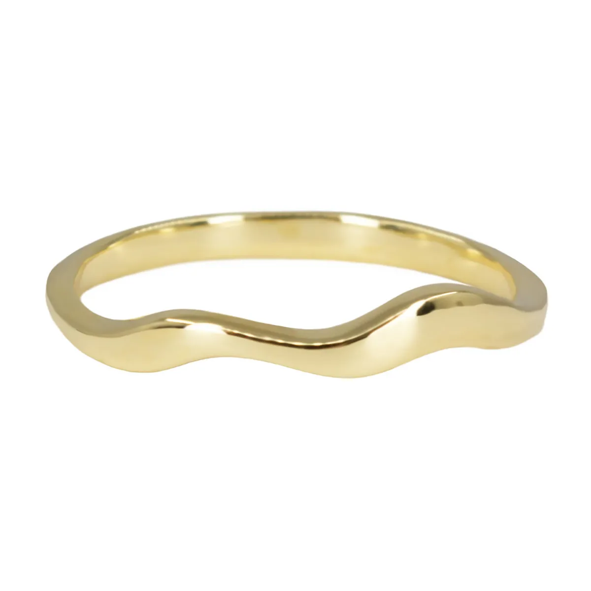 Tomfoolery Gold Curved Flow Band Hot