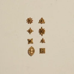 Tomfoolery Gold Dala Studs Online