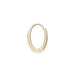 Tomfoolery Gold Dodu Oval Chunky Hoop Discount