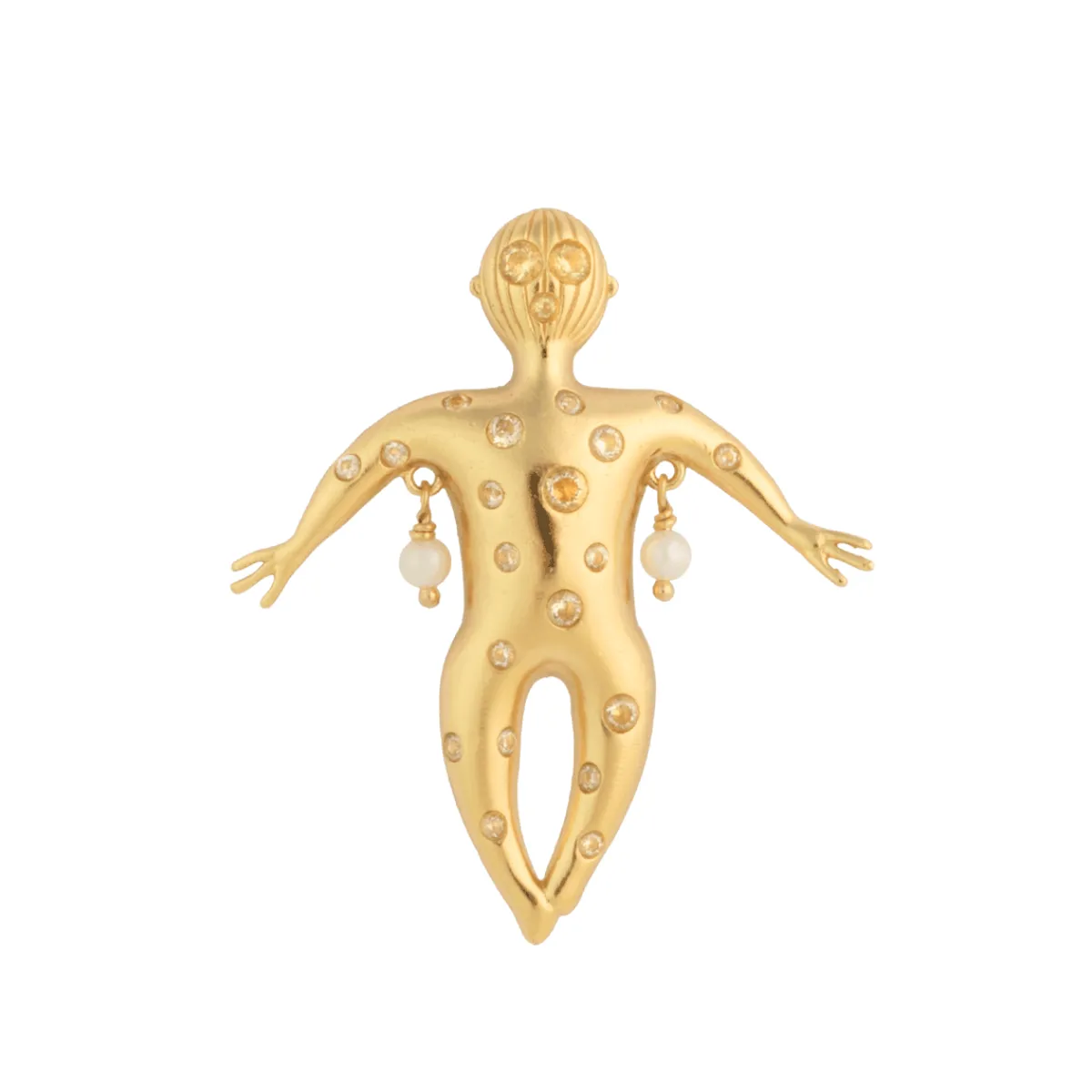 Tomfoolery Gold Dreamweaver Brooch Fashion