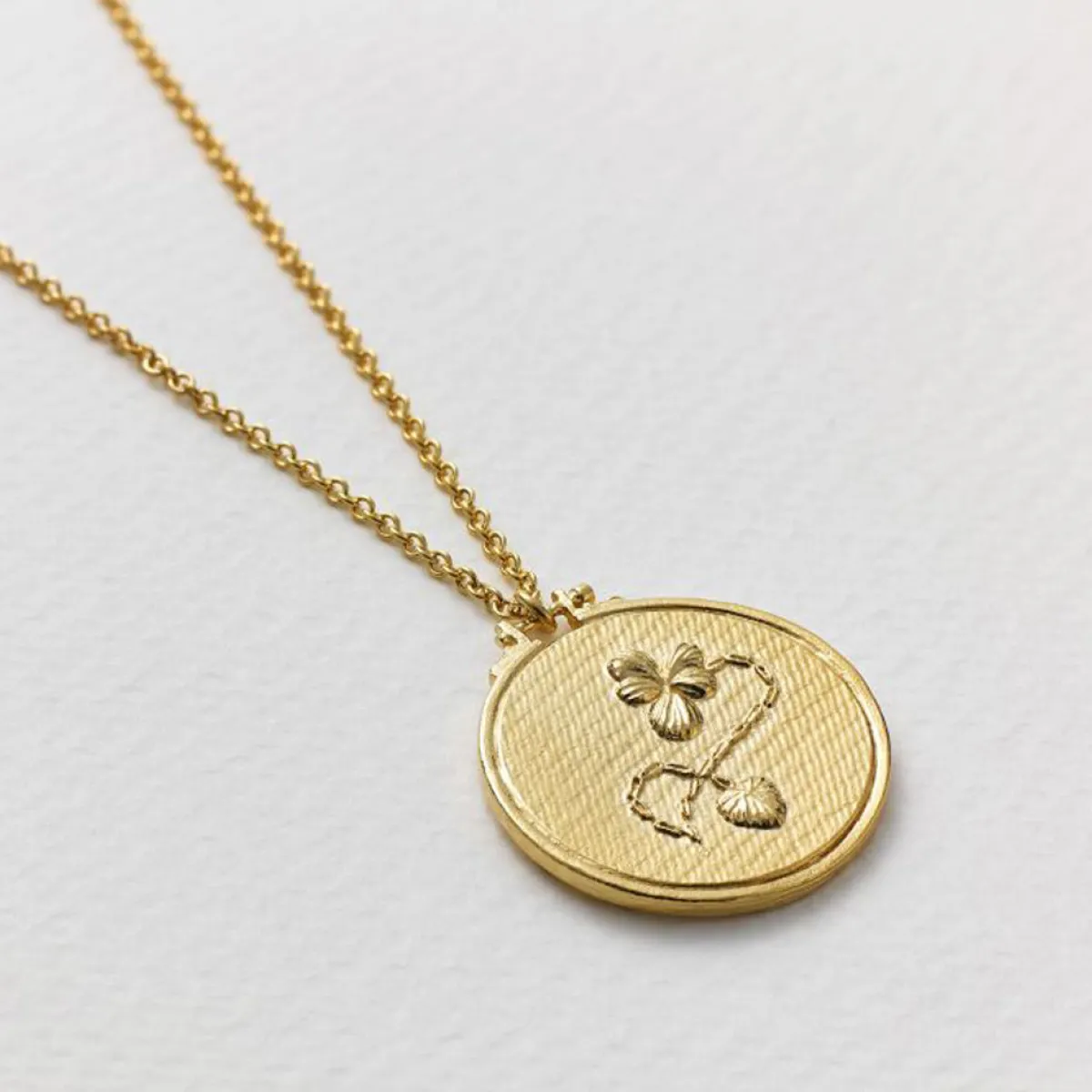 Tomfoolery Gold Embroidery Loop Necklace Discount