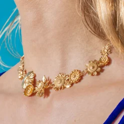 Tomfoolery Gold Garden of Eden Necklace Outlet