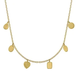 Tomfoolery Gold Gratitude for Nature Small Charm Necklace Online