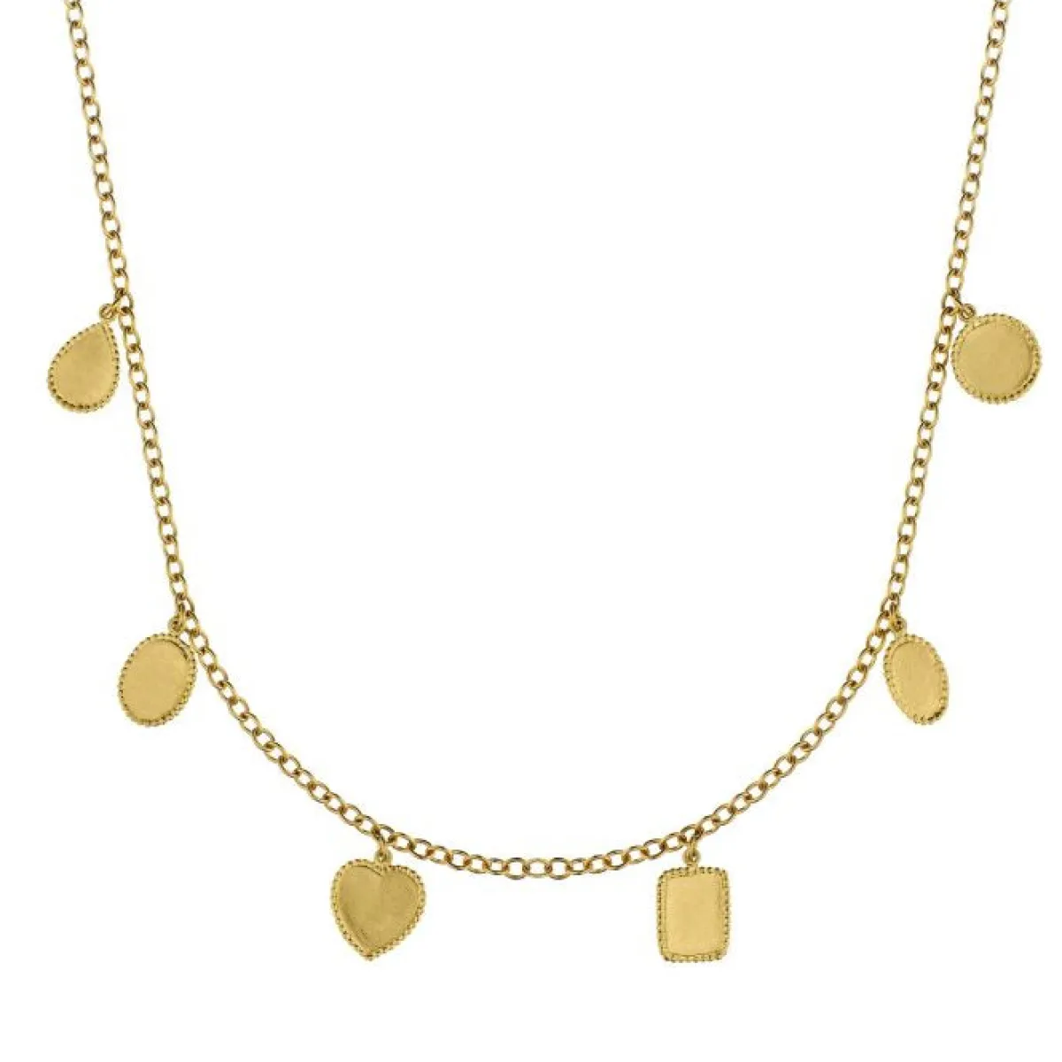 Tomfoolery Gold Gratitude for Nature Small Charm Necklace Online