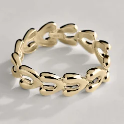 Tomfoolery Gold Heart Link Bracelet Sale