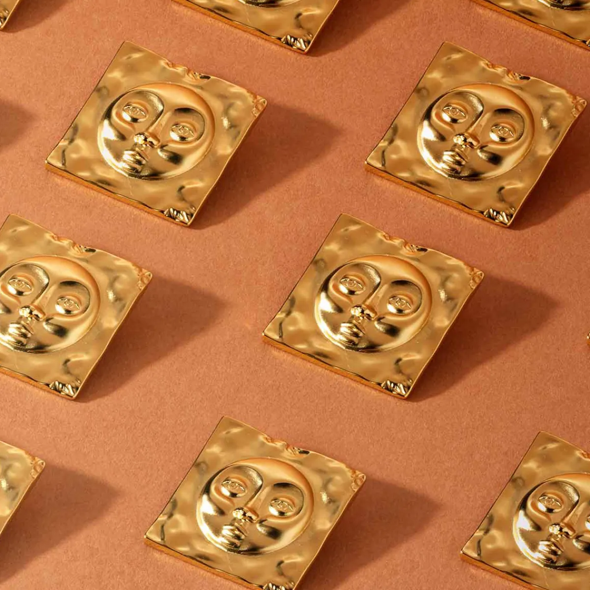 Tomfoolery Gold Hermit Brooch Sale