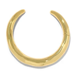 Tomfoolery Gold Hinged Collar Necklace Outlet