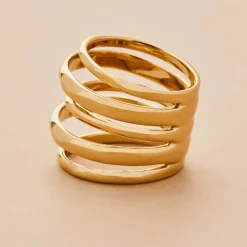 Tomfoolery Gold Layered Ring Discount