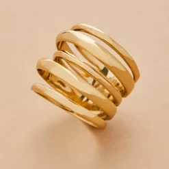 Tomfoolery Gold Layered Ring Discount