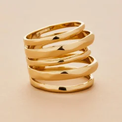 Tomfoolery Gold Layered Ring Discount