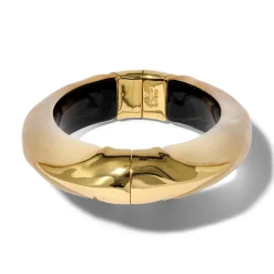 Tomfoolery Gold Luminous Lucite Claw Hinge Bracelet(Out of Stock) Best