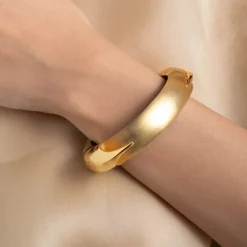 Tomfoolery Gold Luminous Lucite Claw Hinge Bracelet(Out of Stock) Best