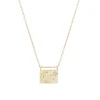 Tomfoolery Gold Moon & Stars Postcard Charm Necklace Fashion