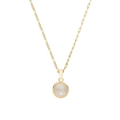 Tomfoolery Gold Moonstone Pendant Hot