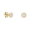 Tomfoolery Gold Moonstone Studs Outlet