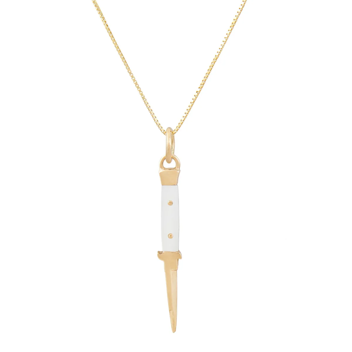 Tomfoolery Gold Mother Of Pearl Cutty Necklace Best