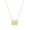 Tomfoolery Gold Mountain Postcard Charm Necklace Clearance