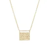 Tomfoolery Gold Mushroom Postcard Charm Necklace Clearance