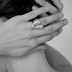 Tomfoolery Gold Open Heart Ring Sale