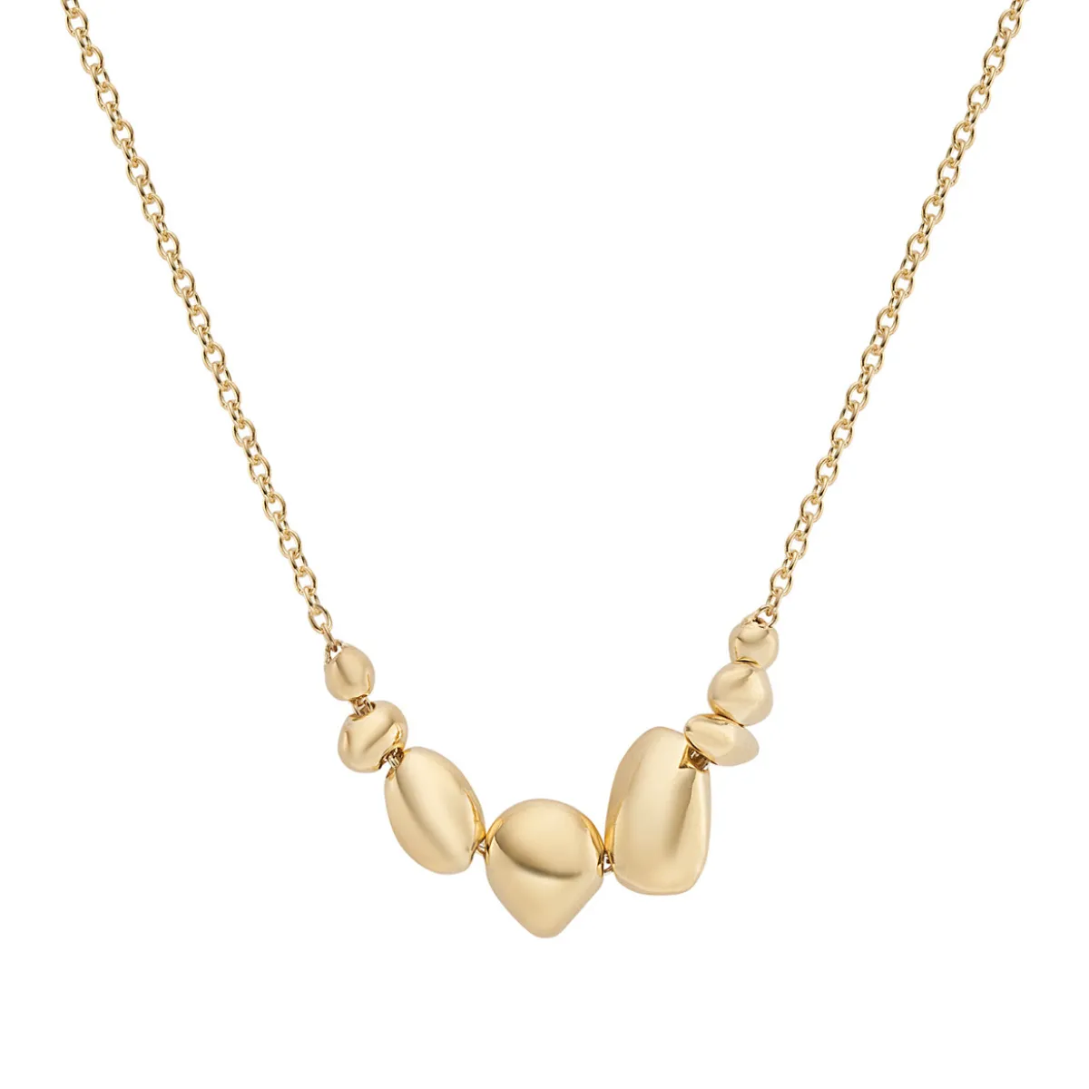 Tomfoolery Gold Pebble Balance Necklace Clearance