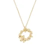 Tomfoolery Gold Pebble Halo Pendant Discount