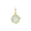 Tomfoolery Gold Pebble Round Prehnite Charm Discount
