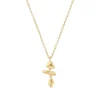 Tomfoolery Gold Pebble Trio Pendant Online