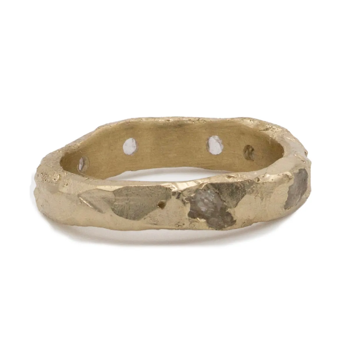 Tomfoolery Gold Peti White Sapphire Scatter Band Best
