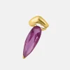 Tomfoolery Gold Pink Crystal Sharp Alien Ear Cuff Clearance