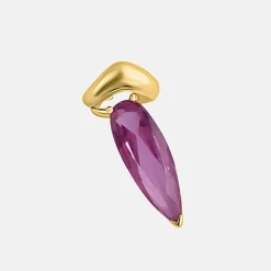 Tomfoolery Gold Pink Crystal Sharp Alien Ear Cuff Clearance