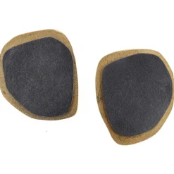 Tomfoolery Gold Plated & Oxidised Silver Large Double Circle Stud Earring Online