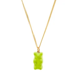 Tomfoolery Gold Plated Mini Gummy Bear Pendant Sale