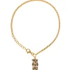 Tomfoolery Gold Plated Mini Leopard Gummy Bear Bracelet Outlet