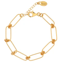 Tomfoolery Gold Rectangular Kira Bracelet Fashion