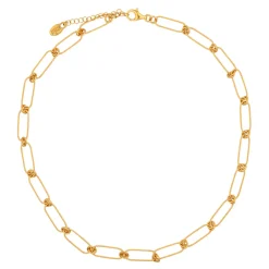 Tomfoolery Gold Rectangular Kira Necklace Online